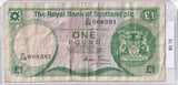 1986 - Scotland - 1 Pound - D/58 008381