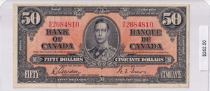 1937 - Canada - 50 Dollars - Gordon / Towers - B/H 2684810