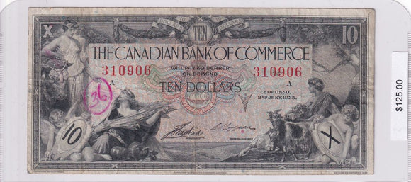 1935 - Canada - 10 Dollars - The Canadian Bank of Commerce - 310906