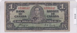 1937 - Canada - 1 Dollar - Coyne / Towers - X/M 2249142