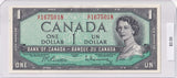 1954 - Canada - 1 Dollar - Beattie / Rasminsky - G/F 1675018