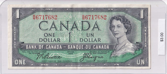 1954 - Canada - 1 Dollar - Beattie / Coyne - B/M 6717682