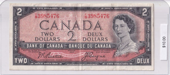 1954 - Canada - 2 Dollars - Beattie / Coyne - T/B 3985476