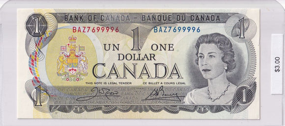 1973 - Canada - 1 Dollar - Crow / Bouey - BAZ7699996