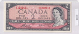 1954 - Canada - 2 Dollars - Bouey / Rasminsky - K/G 1202611