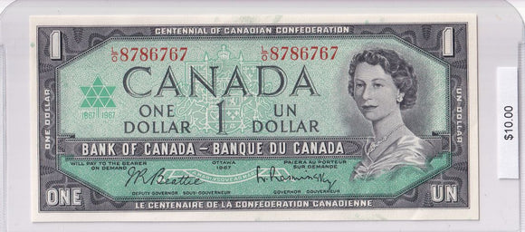 1967 - Canada - 1 Dollar - Beattie / Rasminsky - L/O 8786767
