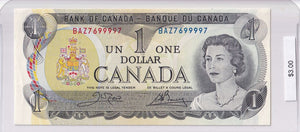1973 - Canada - 1 Dollar - Crow / Bouey - BAZ7699997