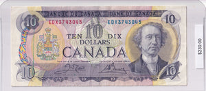1971 - Canada - 10 Dollars - Crow / Bouey - EDX3743045