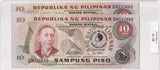 1981 - Philippines - 10 Piso - 2x Sequence - QN 140688, QN 140689