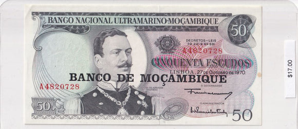 1970 - Mozambique - 50 Escudos - A 4820728