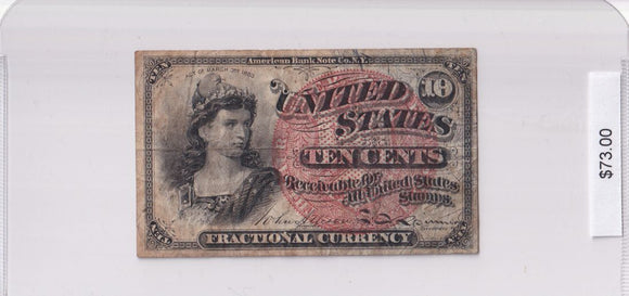 1863 - USA - 10c