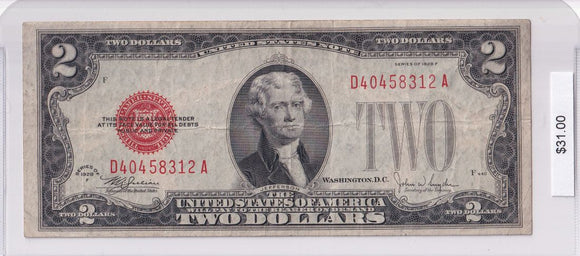 1928 - USA - $2 - D40458312 A