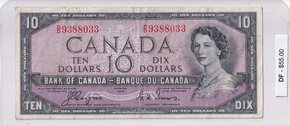 1954 - Canada - Devil's Face - 10 Dollars - Coyne / Towers - D/D 9388033