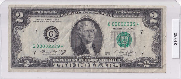 1976 - USA - $2 - G 00002339 *
