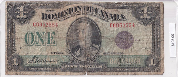 1923 - Canada - 1 Dollar - Dominion of Canada - McCavour / Saunders - C6052554