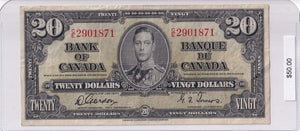 1937 - Canada - 20 Dollars - Gordon / Towers - C/E 2901871