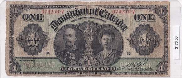 1911 - Dominion of Canada - 1 Dollar - 079256-V