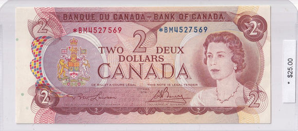 1974 - Canada - 2 Dollars - Lawson / Bouey - *BM4527569