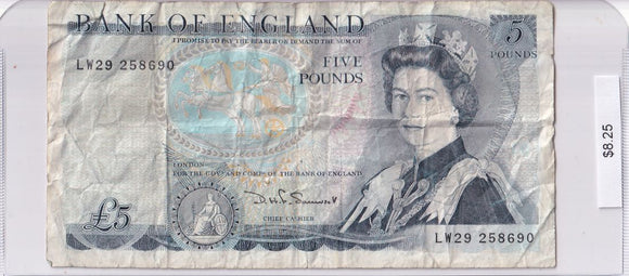 1971-1982 - Great Britain - 5 Pounds - LW29 258690
