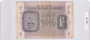 1943 - Great Britain - 1 Schilling - K