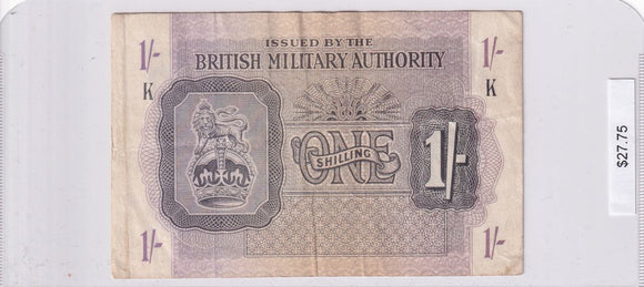 1943 - Great Britain - 1 Schilling - K