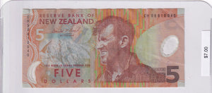 1999 - New Zealand - 5 Dollars - CH 99810040