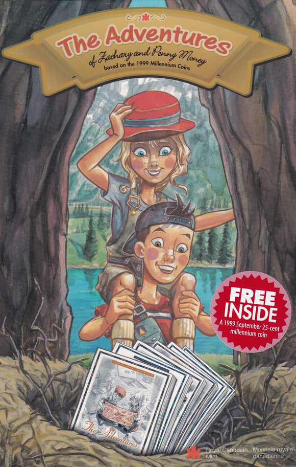 1999 - Canada - 25c - Derivatives - The Adventures Of Zachary And Penny Money