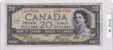 1954 - Canada - Devil's Face - 20 Dollars - Beattie / Coyne - E/E 1917990