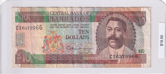1973 - Barbados - 10 Dollars - C16370966
