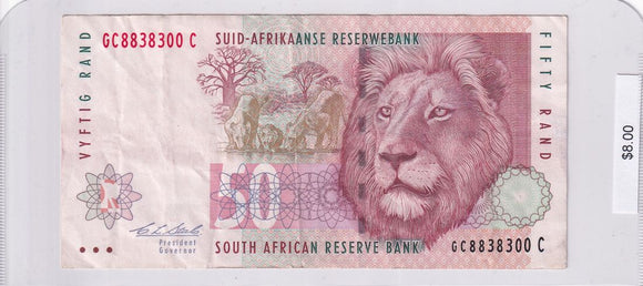 1992 - South Africa - 50 Rand - GC8838300 C