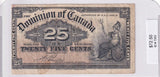 1900 - Canada - 25 Cents - Boville