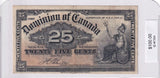 1900 - Canada - 25 Cents - Boville