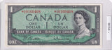 1954 - Canada - 1 Dollar - Beattie / Rasminsky - *A/A 0160468