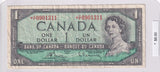 1954 - Canada - 1 Dollar - Bouey / Rasminsky - *C/F 0901311