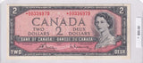 1954 - Canada - 2 Dollars - Bouey / Rasminsky - *A/G 0334979