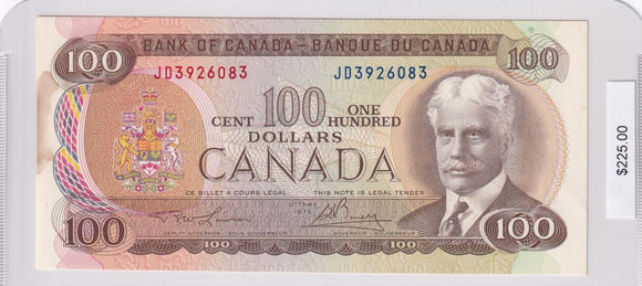1975 - Canada - 100 Dollars - Lawson / Bouey - JD3926083