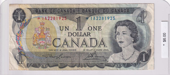 1973 - Canada - 1 Dollar - Lawson / Bouey - *IA2281925