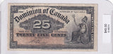 1900 - Canada - 25 Cents - Boville