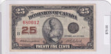 1923 - Canada - 25 Cents - Campbell / Clark - 680012