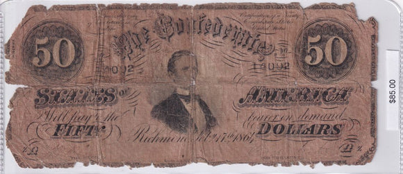 1864 - USA - $50 - 14092