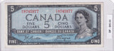 1954 - Canada - Devil's Face - 5 Dollars - Beattie / Coyne - F/C 8745977