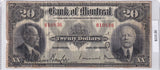 1923 - Canada - 20 Dollars - The Bank of Montreal - 610836