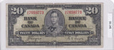 1937 - Canada - 20 Dollars - Coyne / Towers - H/E 7059773