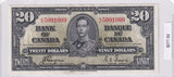 1937 - Canada - 20 Dollars - Coyne / Towers - K/E 5991099