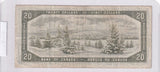 1954 - Canada - 20 Dollars - Beattie / Rasminsky - *V/E 0197859