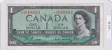1954 - Canada - 1 Dollar - Beattie / Rasminsky - *A/A 0190012