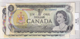 1973 - Canada - 1 Dollar - 2x Sequence - Crow / Bouey - N1555646, NC1555647