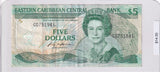 1988 - East Caribbean States - 5 Dollars - C075194L