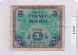 1944 - France - Allied Military Currency - 5 Francs - 68814478