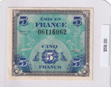 1944 - France - Allied Military Currency - 5 Francs - 06116062